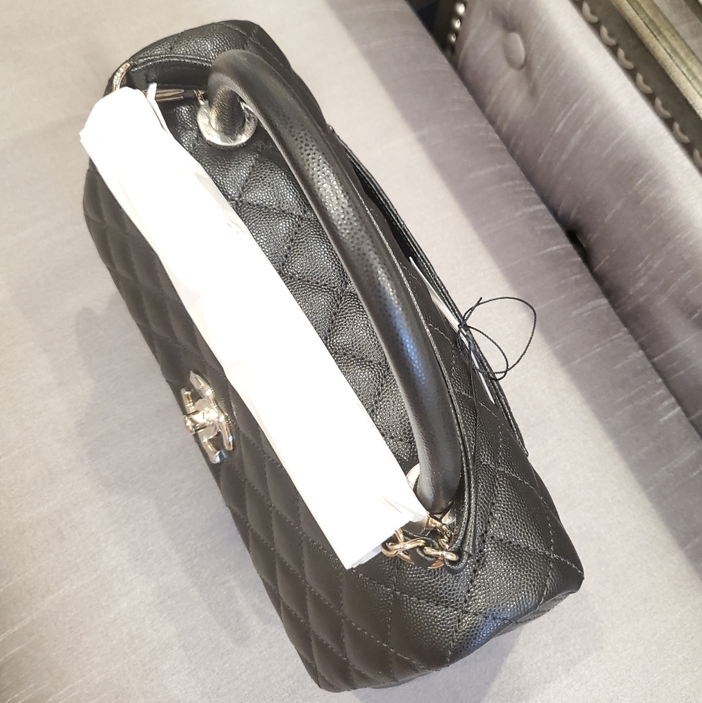 Chanel Coco Flap with Top Handle - Picture 6 of 16